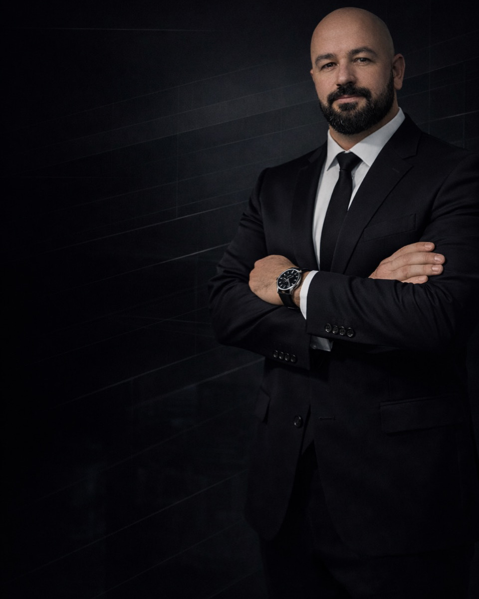 Daniel Vnuk consulting with enterprise stakeholders on restructuring strategy